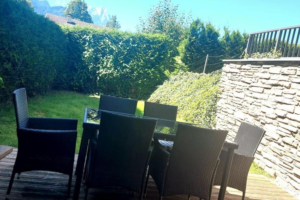 Zentral, Ruhig & Stilvoll Mit Bergpanorama+ Garten Garmisch-Partenkirchen Exterior foto